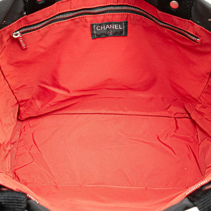 Chanel Old Travel Line Nylon Tote