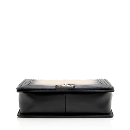 Chanel Ombre Lambskin New Medium Boy Bag