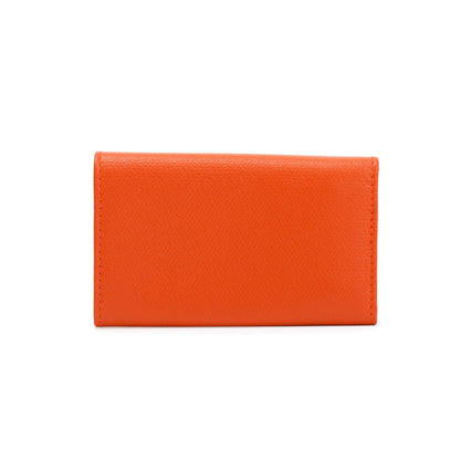 Chanel Orange Leather Key Holder