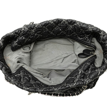 Chanel Paris-Byzance Tweed On Stitch Shoulder Bag