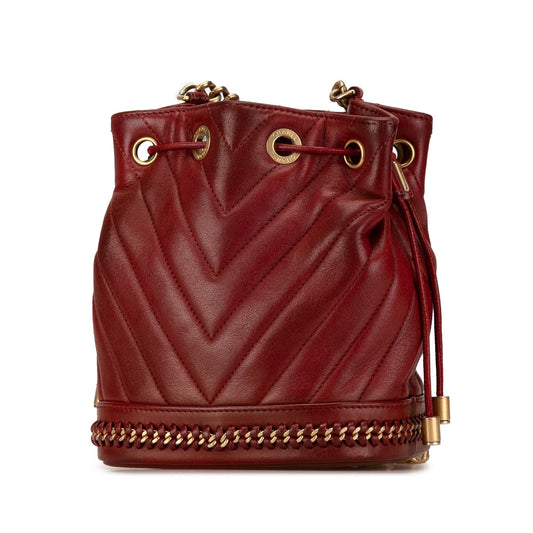 Chanel Paris Cosmopolite Small Chevron Lambskin Bucket Bag (SHG-3IzII1)