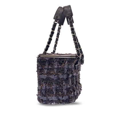Chanel Paris-New York Tweed Box Bag (SHG-7FxkBw)