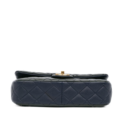 Chanel Paris-Salzburg Medium Patent Goatskin CC Eyelet Flap