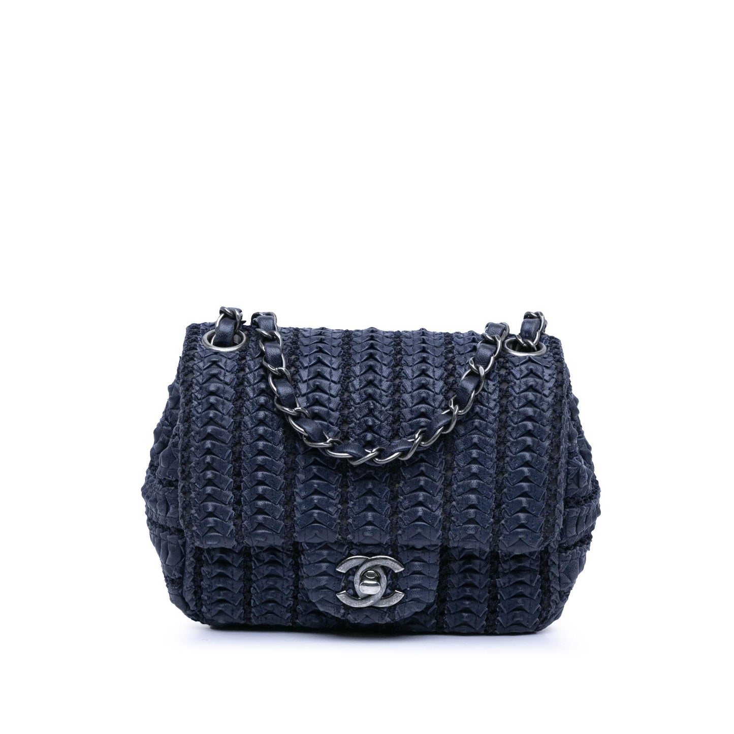 Chanel Paris Seoul Mini Crochet Lambskin Single Flap