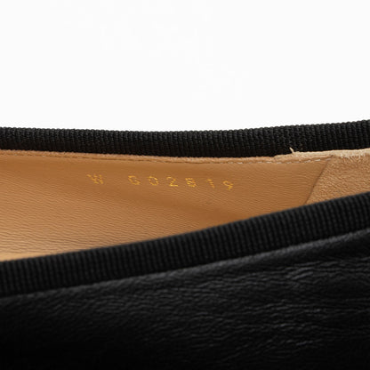 Chanel Patent Calfskin CC Cap Toe Ballet Flats - Size 10.5 / 40.5