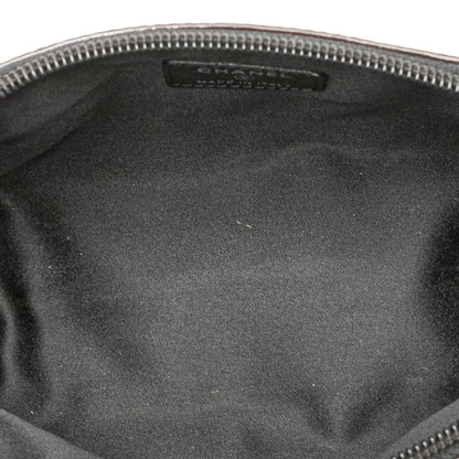 Chanel Patent Camellia Cosmetic Pouch