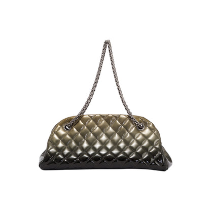 Chanel Patent Just Mademoiselle Medium Bowler Bag