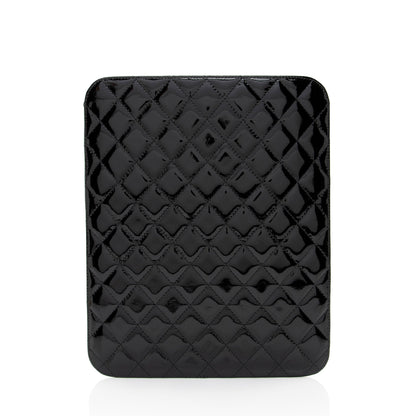 Chanel Patent Leather CC Brilliant iPad Case (SHF-erdd74)