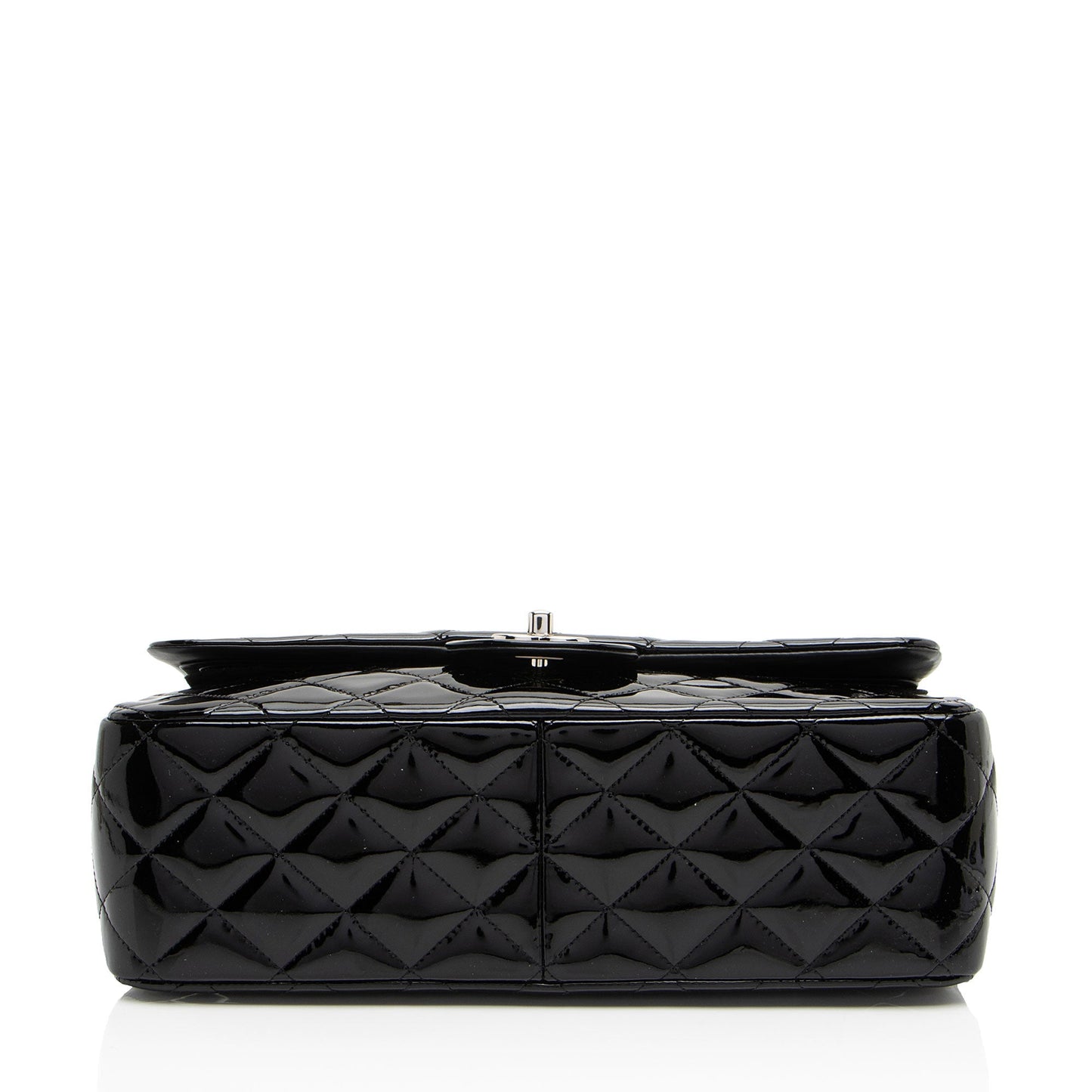 Chanel Patent Leather Classic Jumbo Double Flap Bag