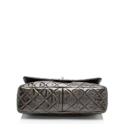 Chanel Patent Leather Classic Jumbo Single Flap Bag (SHF-j2Ye52)