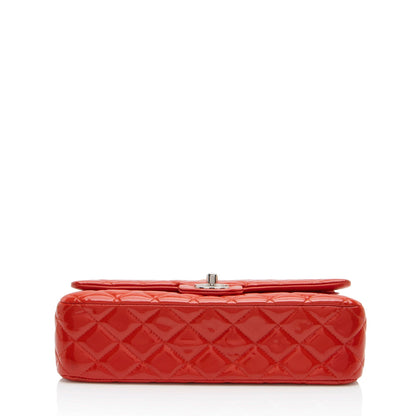 Chanel Patent Leather Classic Medium Double Flap Bag (SHF-N0PJ3H)