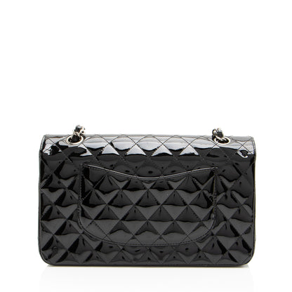 Chanel Patent Leather Classic Medium Double Flap Bag (SHF-XaMpG8)