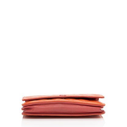 Chanel Patent Leather Classic Wallet on Chain (SHF-JIB4Sf)
