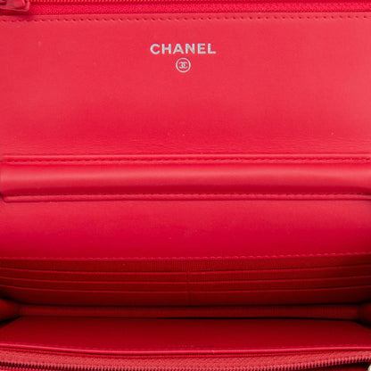 Chanel Patent Leather Classic Wallet on Chain