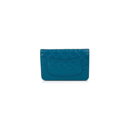 Chanel Patent Leather Classic Wallet on Chain
