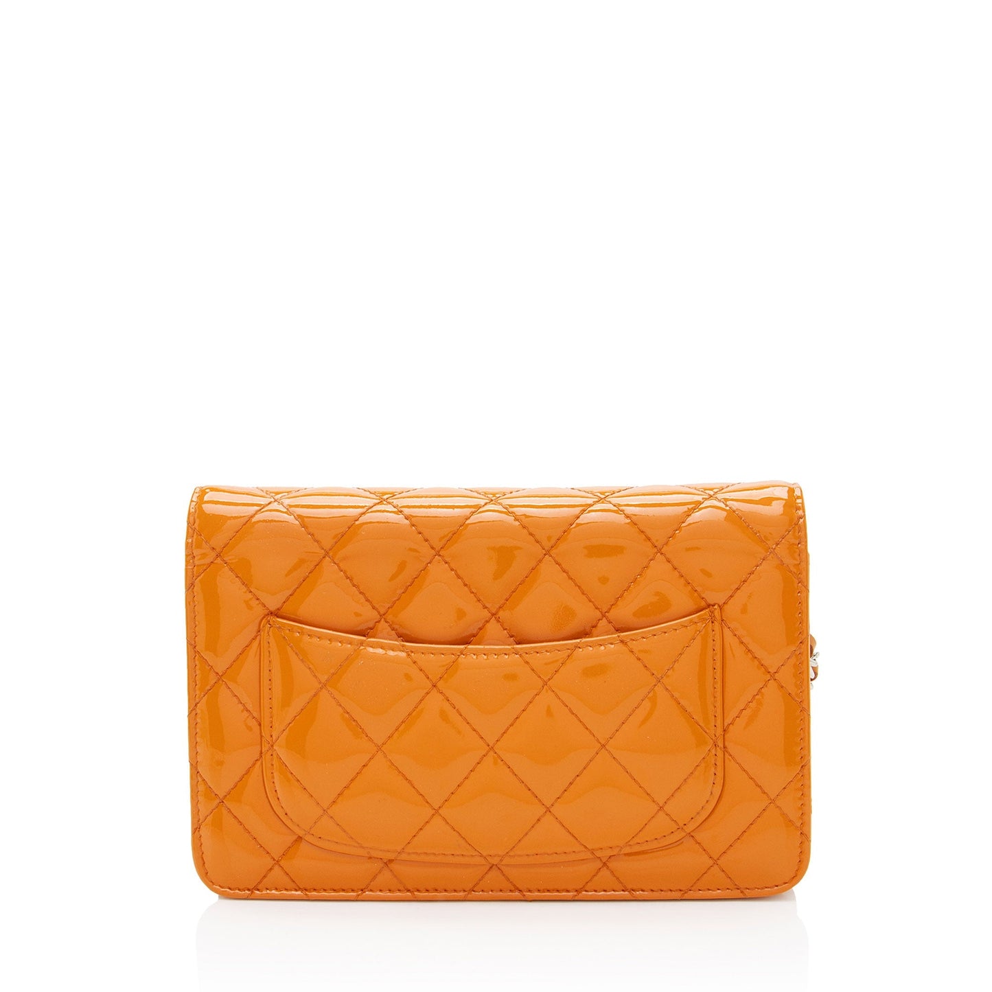 Chanel Patent Leather Classic Wallet on Chain