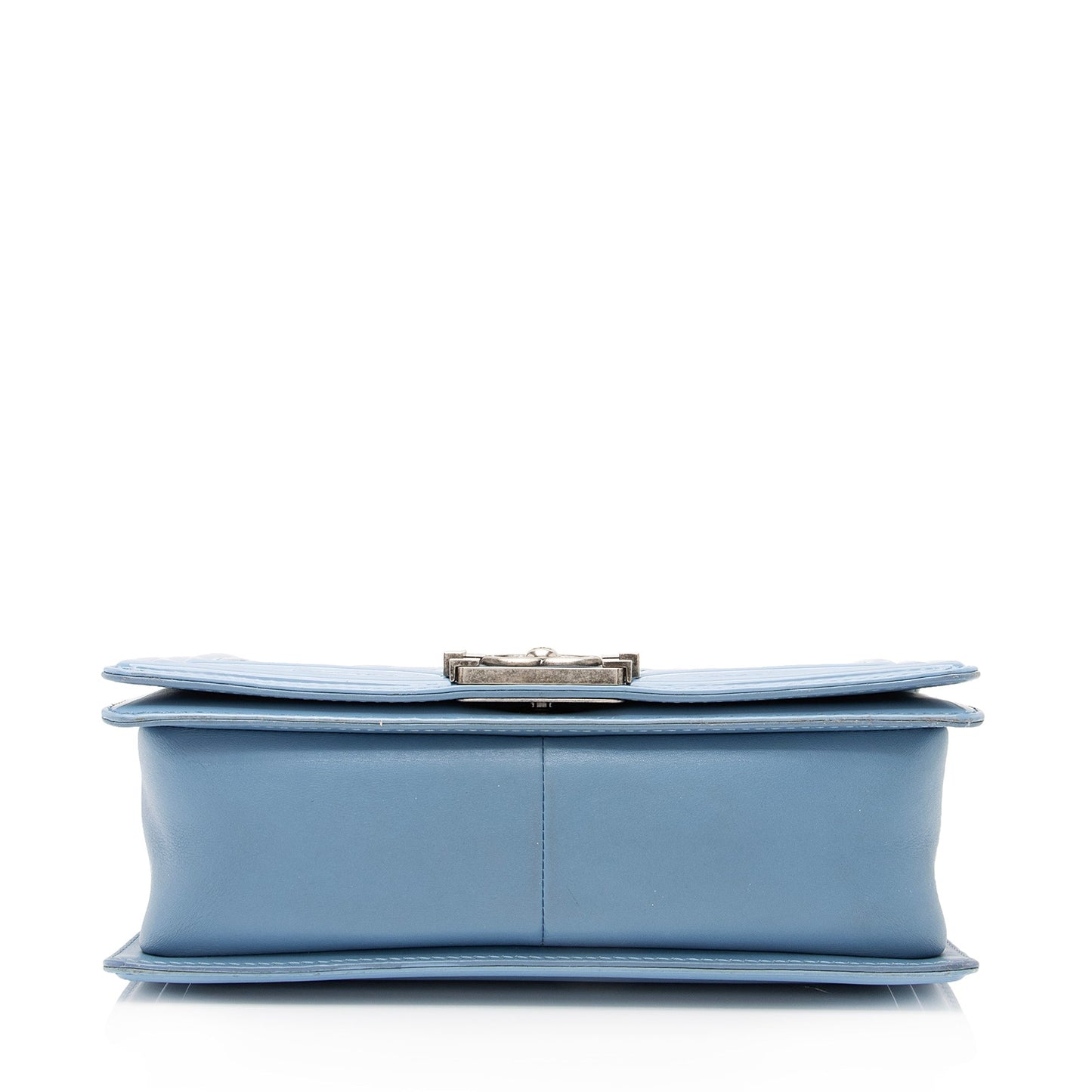 Chanel Patent Leather Old Medium Boy Bag (SHF-23614)