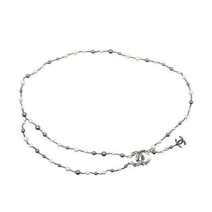 Chanel Pearl Bead CC Chain Belt - Size 44 / 110 (SHF-S2el0u)