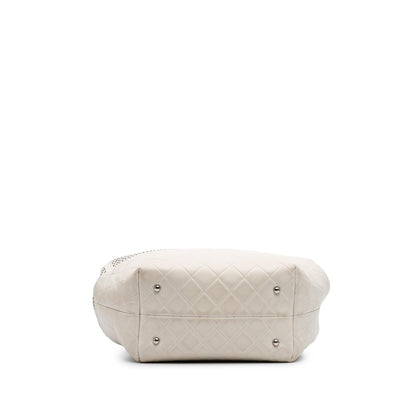 Chanel Perforated Calfskin Up In The Air North South Tote