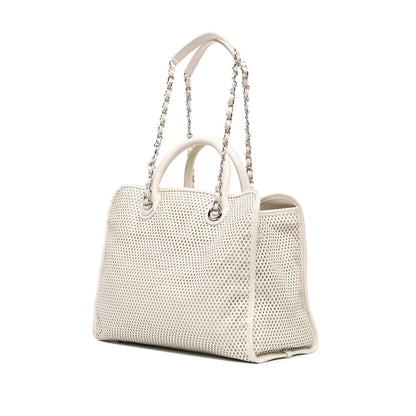 Chanel Perforated Calfskin Up In The Air Satchel