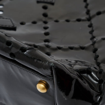 Chanel Perforated Patent CC Tote