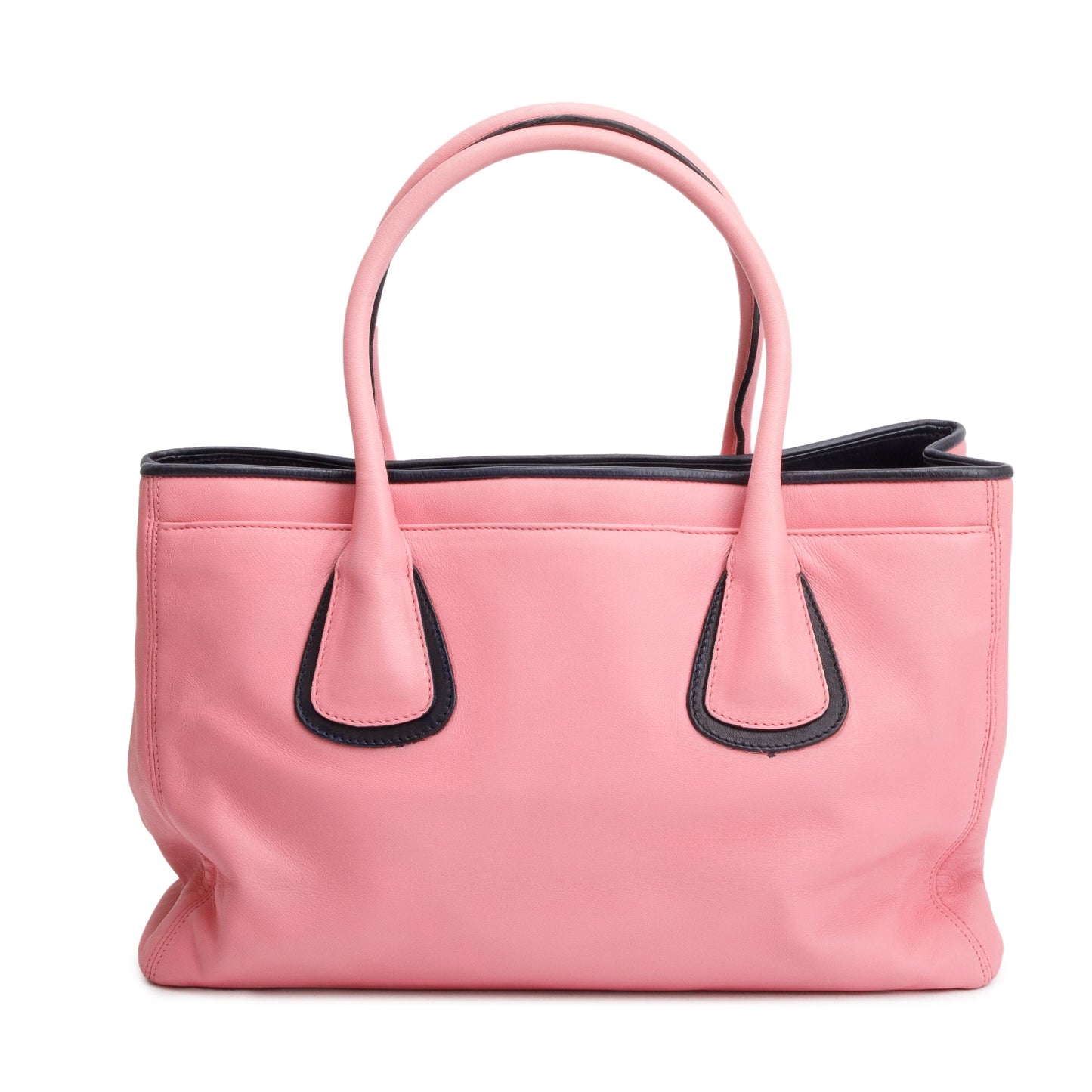 Chanel Pink Calfskin Leather Medium Executive Cerf Shopper Tote