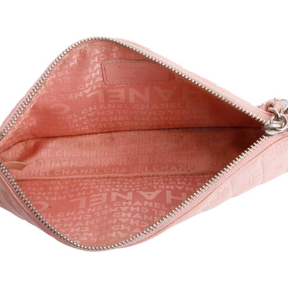 Chanel Pink Calfskin Leather Precious Symbol Pochette
