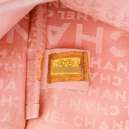 Chanel Pink Calfskin Leather Precious Symbol Pochette