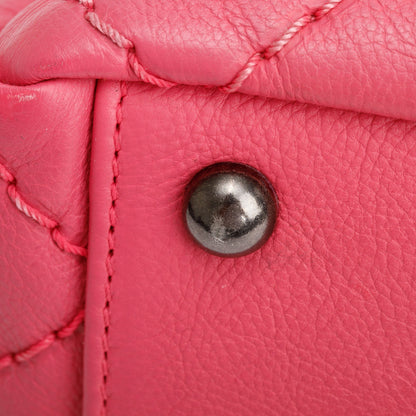 Chanel Pink Calfskin Leather Stitch It Tote