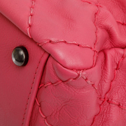 Chanel Pink Calfskin Leather Stitch It Tote