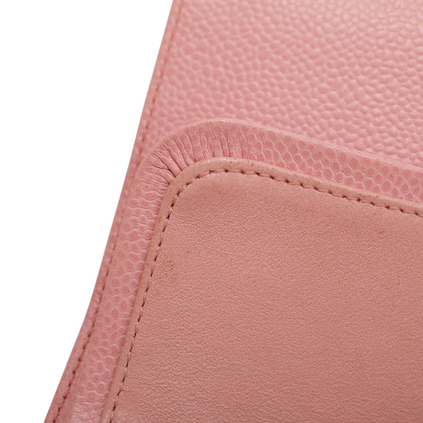 Chanel Pink Caviar Classic Medium Double Flap Bag