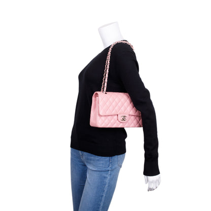 Chanel Pink Caviar Classic Medium Double Flap Bag