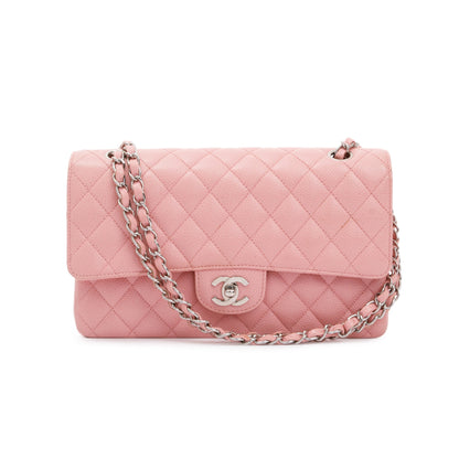 Chanel Pink Caviar Classic Medium Double Flap Bag