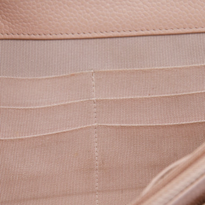 Chanel Pink Caviar Classic Wallet on Chain