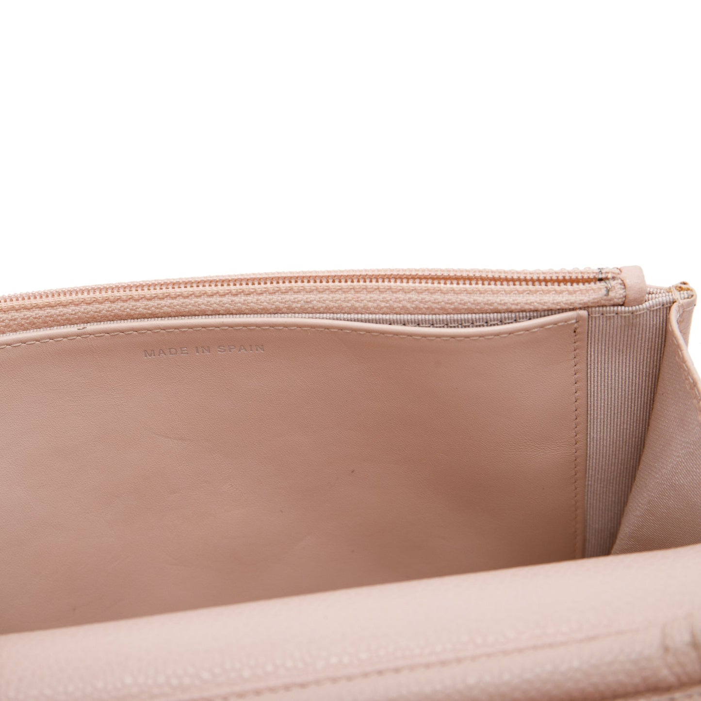 Chanel Pink Caviar Classic Wallet on Chain