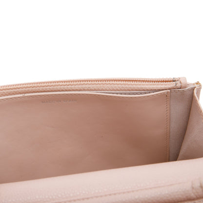 Chanel Pink Caviar Classic Wallet on Chain