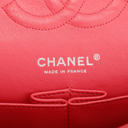 Chanel Pink Caviar Leather Classic Medium Double Flap Bag