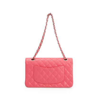 Chanel Pink Caviar Leather Classic Medium Double Flap Bag