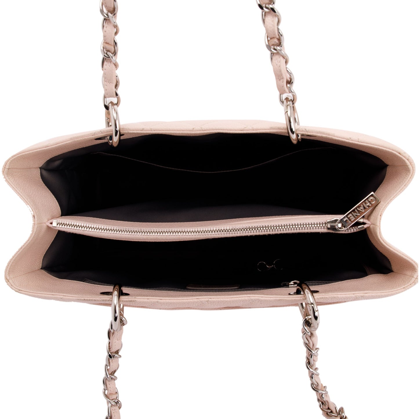 Chanel Pink Caviar Leather Grand Shopping Tote (GST)