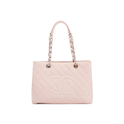 Chanel Pink Caviar Leather Grand Shopping Tote (GST)