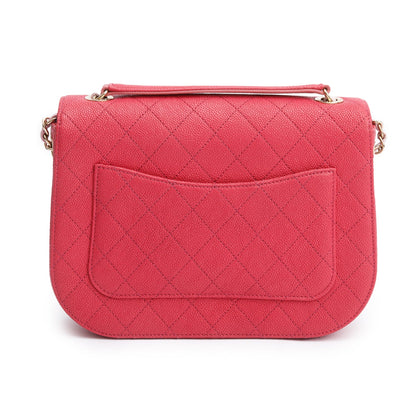 Chanel Pink Caviar Paris-Cuba Thread Around Flap Bag