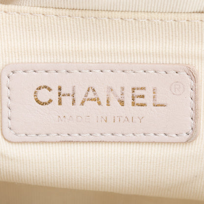 Chanel Pink Chevron Quilted Caviar Leather Medium Boy Bag