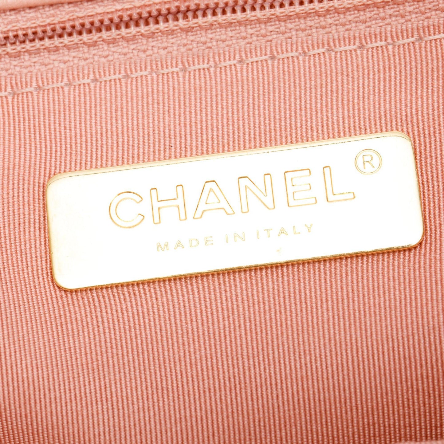 Chanel Pink Lambskin Leather Medium 19 Flap Bag