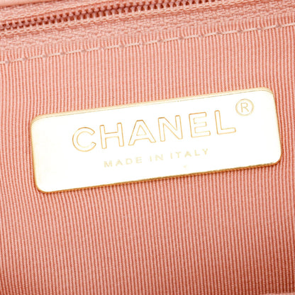 Chanel Pink Lambskin Leather Medium 19 Flap Bag