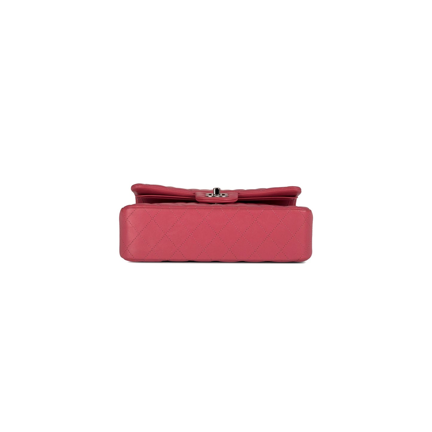 Chanel Pink Lambskin Small Classic Double Flap Bag