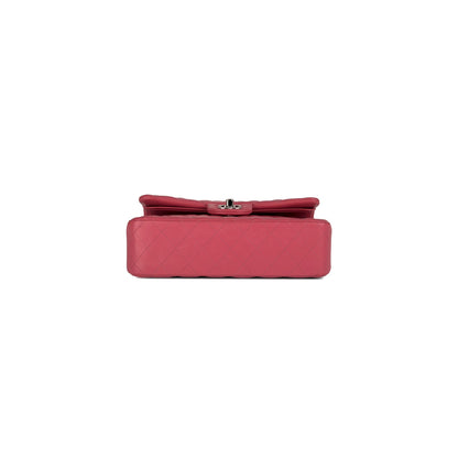 Chanel Pink Lambskin Small Classic Double Flap Bag