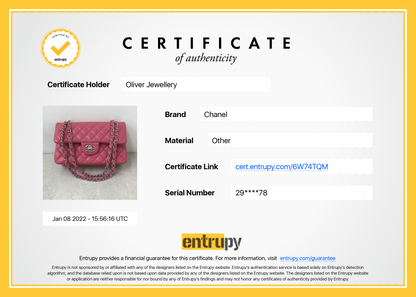 Chanel Pink Lambskin Small Classic Double Flap Bag