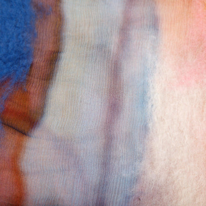 Chanel Pink Multicolor Ombre CC Logo Cashmere Silk Scarf