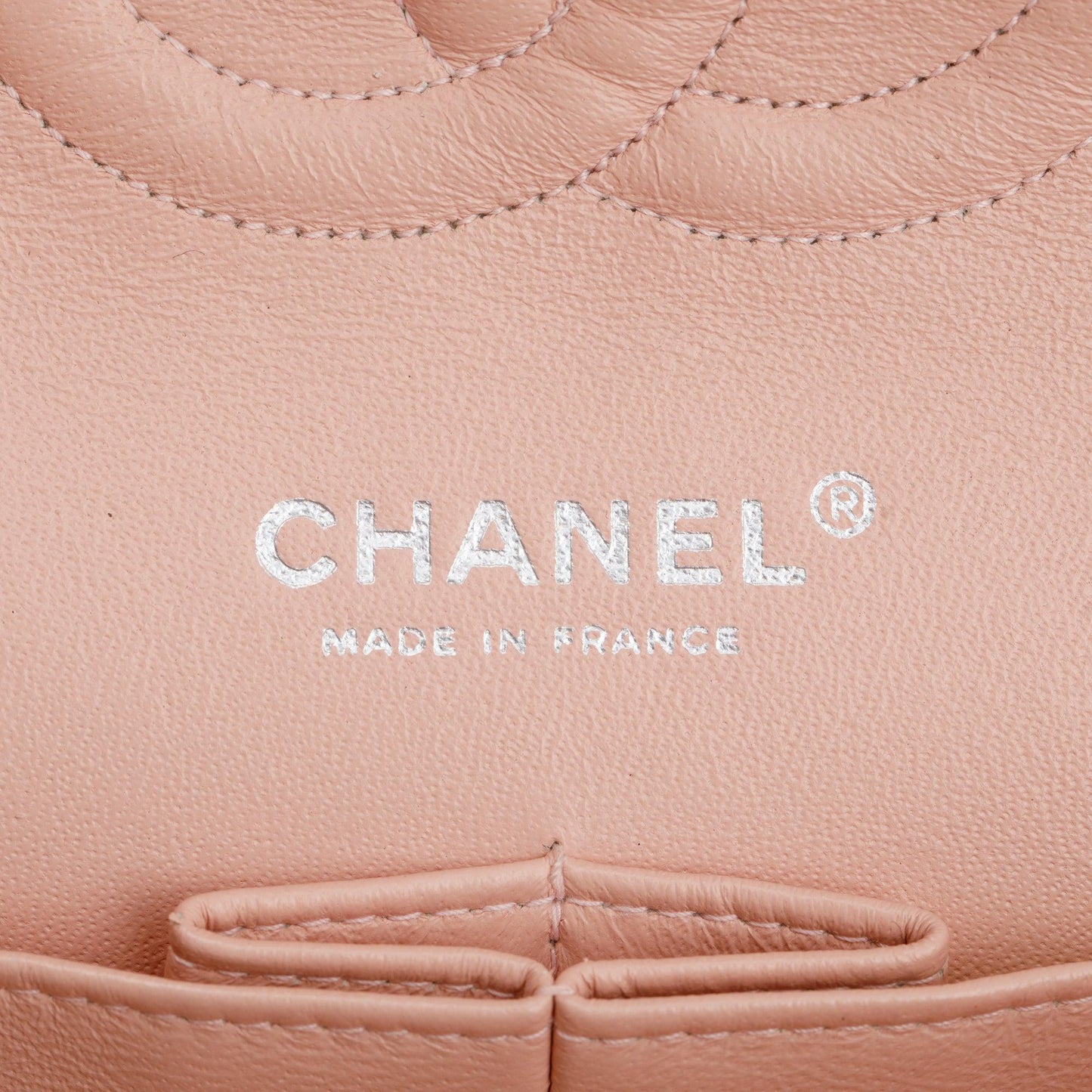 Chanel Pink Quilted Lambskin Classic Medium Double Flap Bag