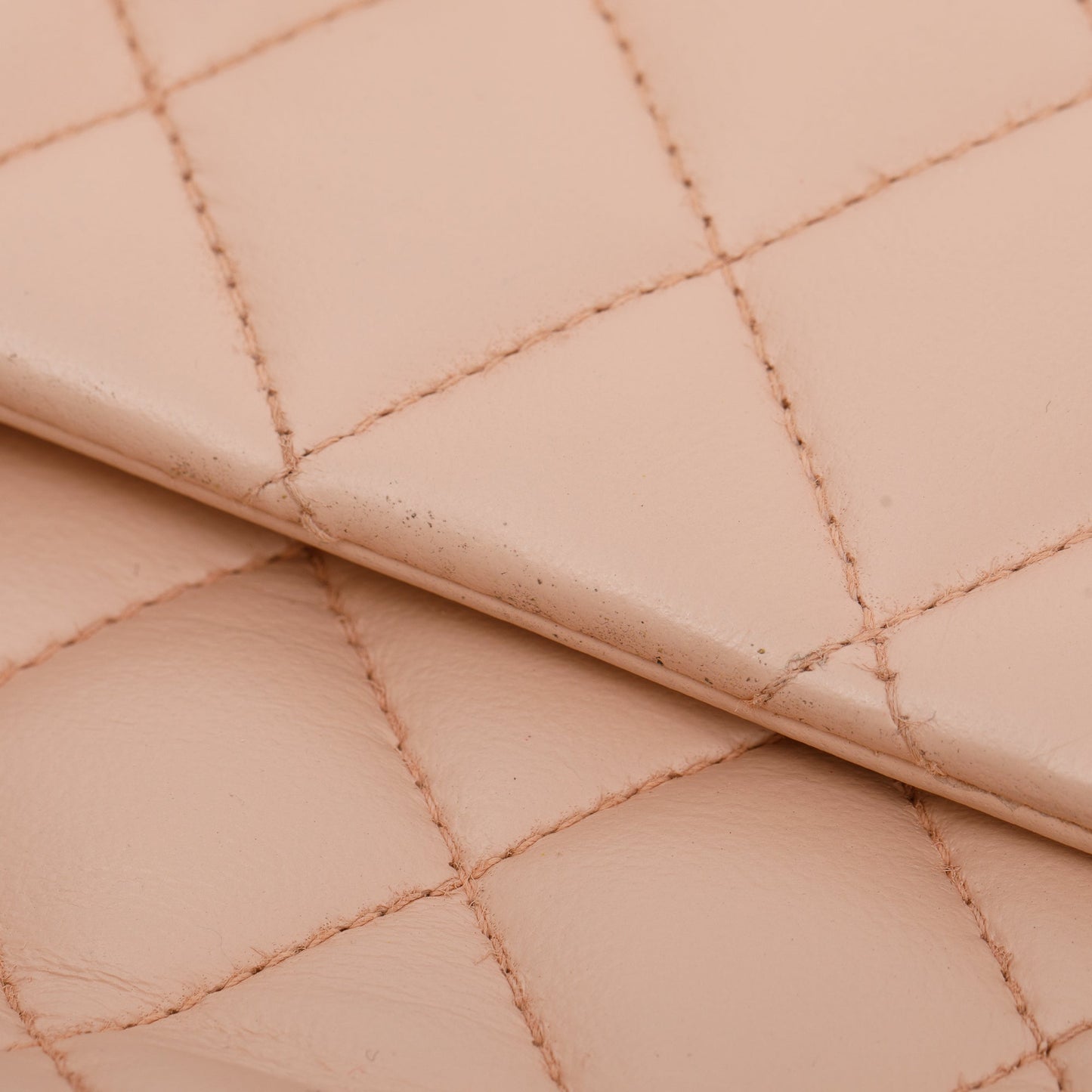 Chanel Pink Quilted Lambskin Classic Medium Double Flap Bag